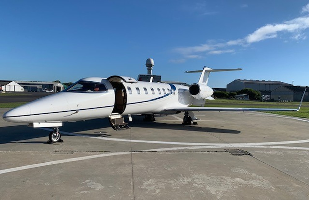 Learjet Side View